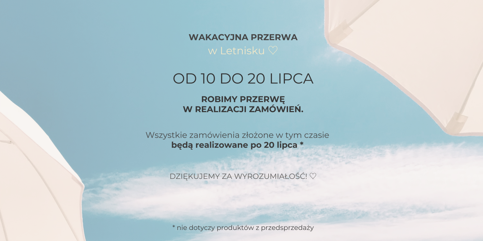 Informacja dla klientów sklepu ogrodniczego: Przerwa urlopowa od 10 do 20 lipca – w tym okresie zamówienia na kłącza piwonii „Pillow Talk” w przedsprzedaży nie będą realizowane. Dziękujemy za wyrozumiałość i zachęcamy do zapoznania się ze szczegółami dotyczącymi realizacji zamówień poniżej ogłoszenia. Na zdjęciu dekoracyjne białe parasole widoczne na tle błękitnego, letniego nieba – idealne dla miłośników ogrodnictwa poszukujących wyjątkowych roślin oraz informacji o terminach wysyłki.